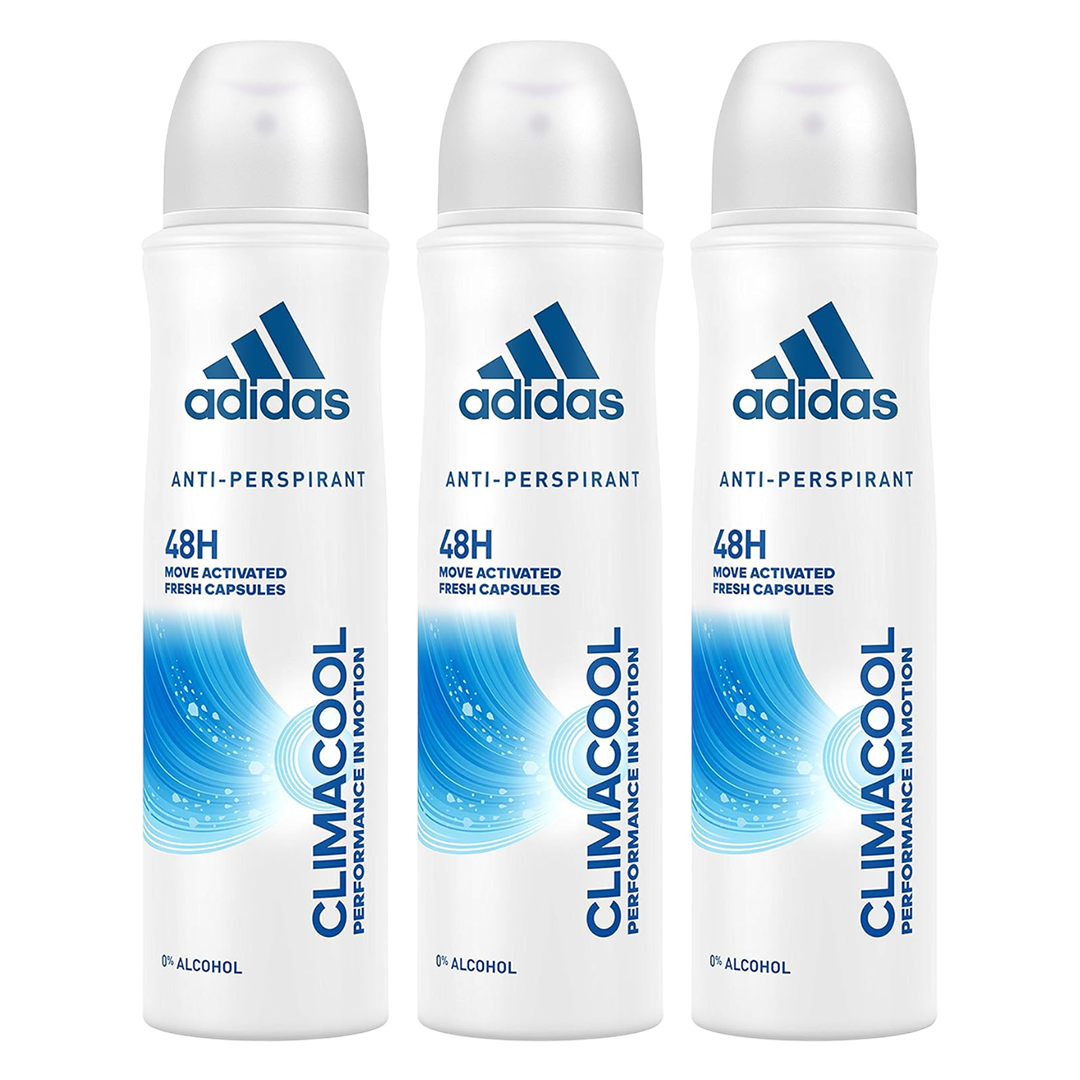 Adidas Climacool 48H Anti-Perspirant Spray Deodorant For Her - Pack Of 3