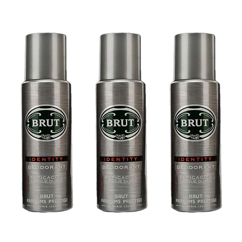 Brut Identity Deodorant Spray Pour Homme - Pack of 3