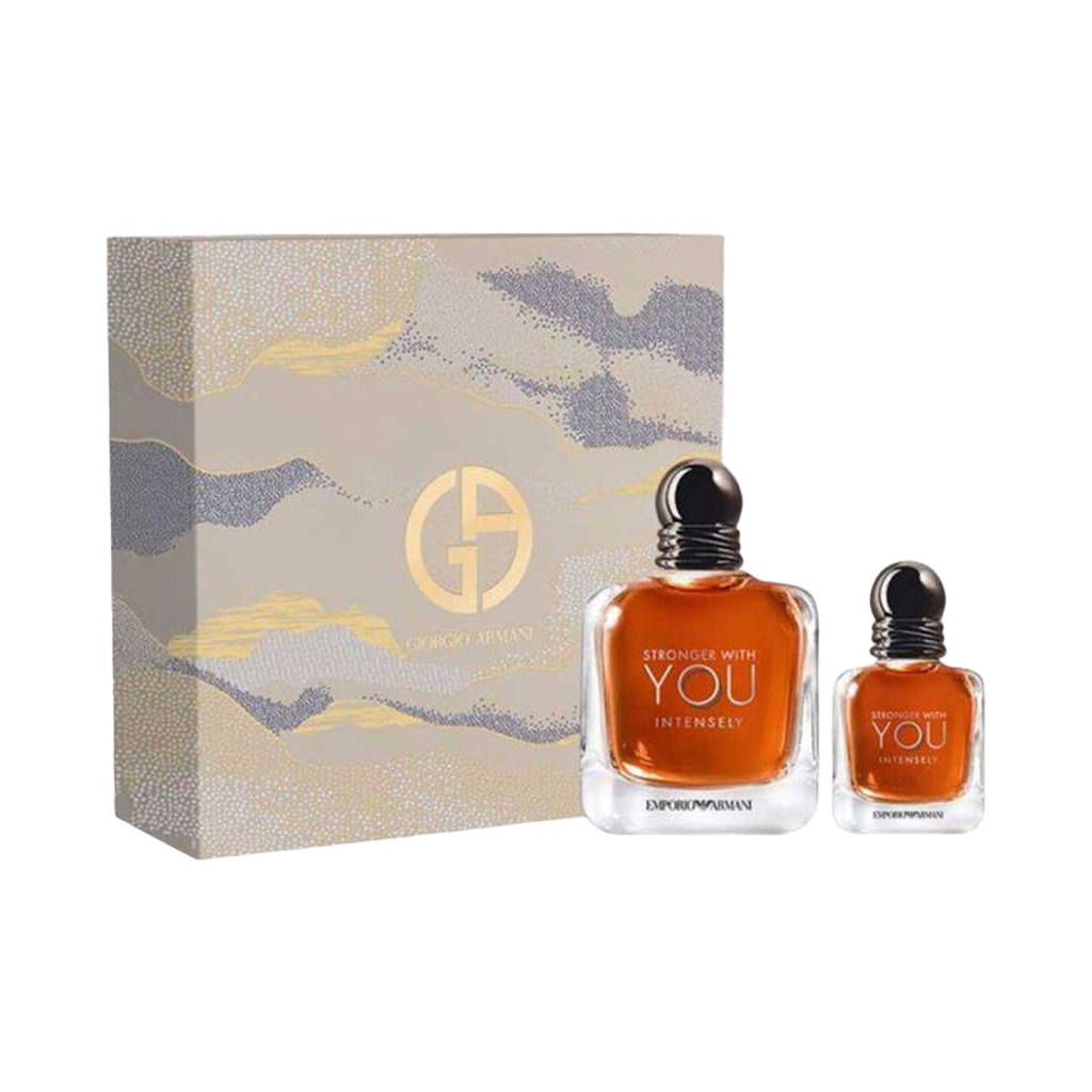 Giorgio Armani Stronger With You Intensily Men's Gift Set