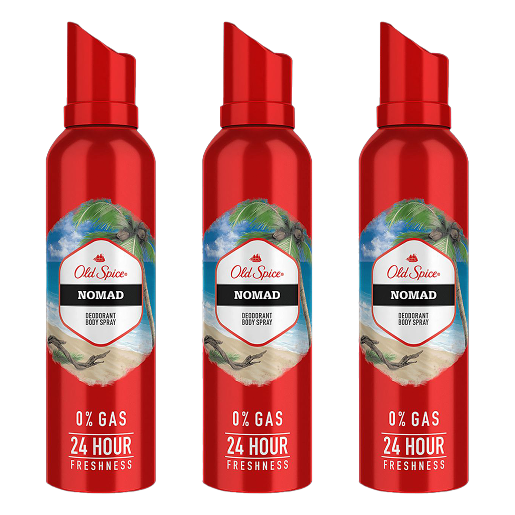 Old Spice Nomad Spray Deodorant For Him - Pack of 3